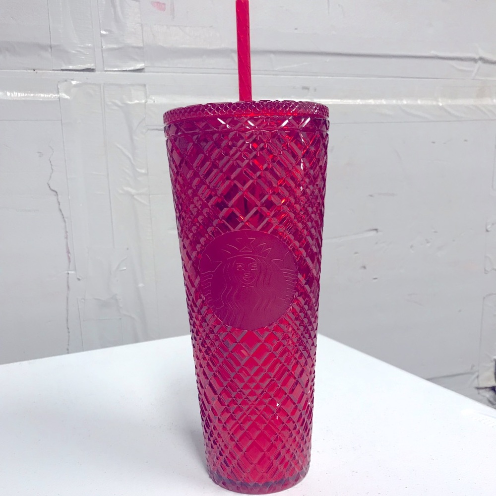 Red jeweled tumbler